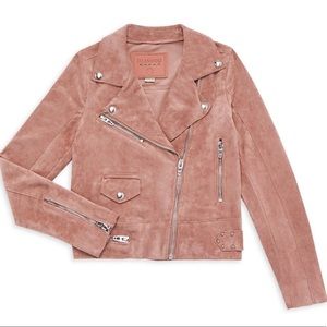 Blank NYC
Girl's Faux Leather Moto Jacket in Pale Pink - never worn!